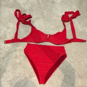 Beach Riot Vibrant Red Apparel